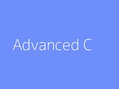 Advanced C++